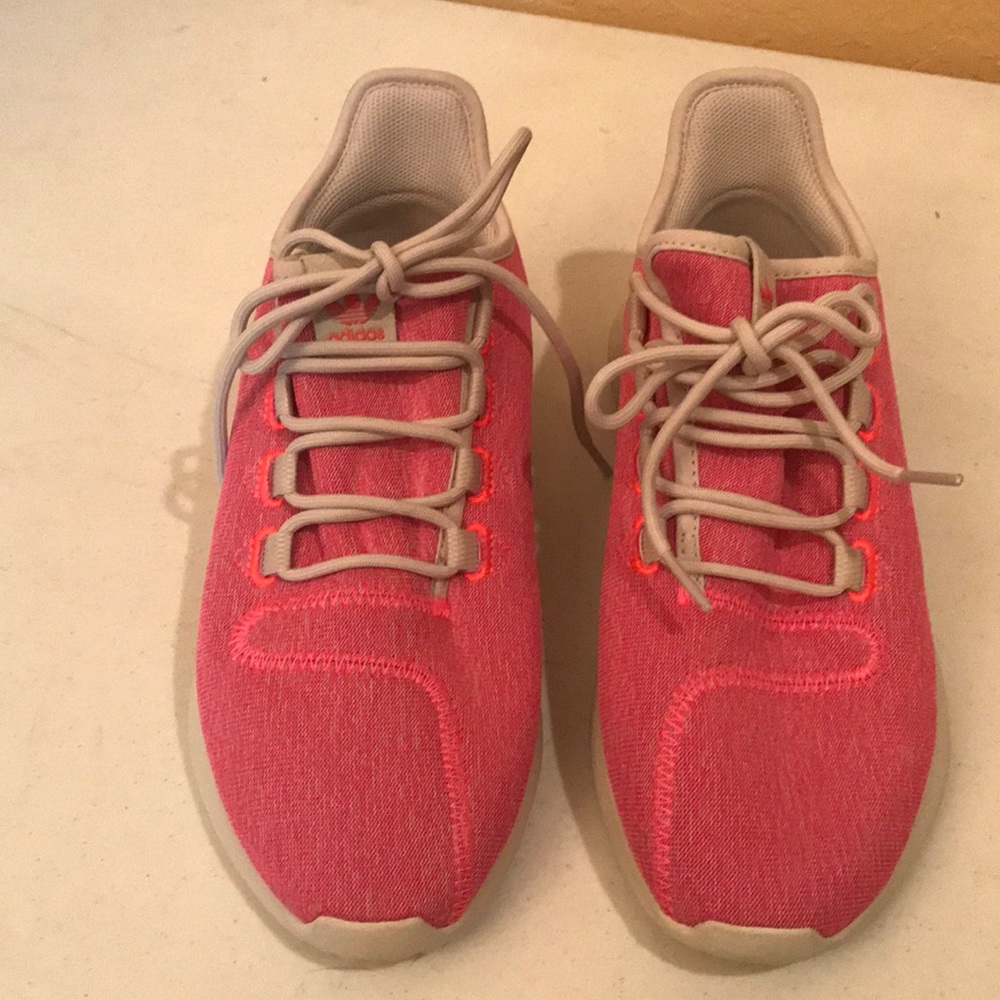 Adidas tubular athletic shoes